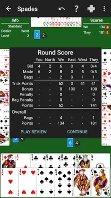 Spades android App screenshot 11