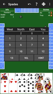Spades android App screenshot 14