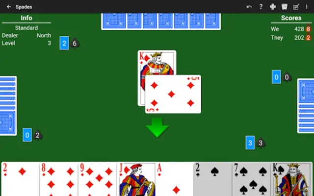 Spades android App screenshot 1